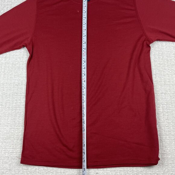 Yukonwool New Zealand 100% Made in Canada Merino Wool Base layer shirt Men S Red - Picture 13 of 16